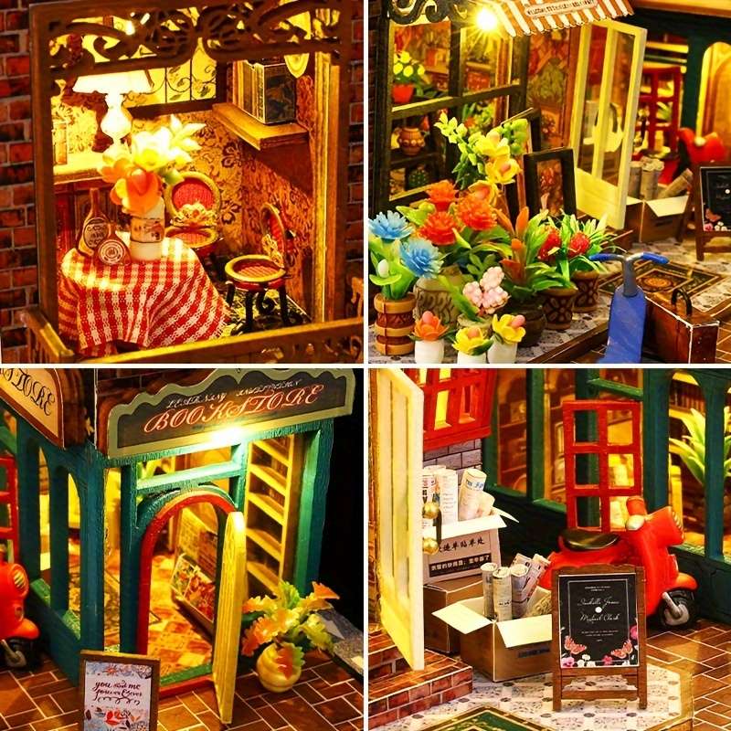 3D House Puzzle Model Items Diy Cabin