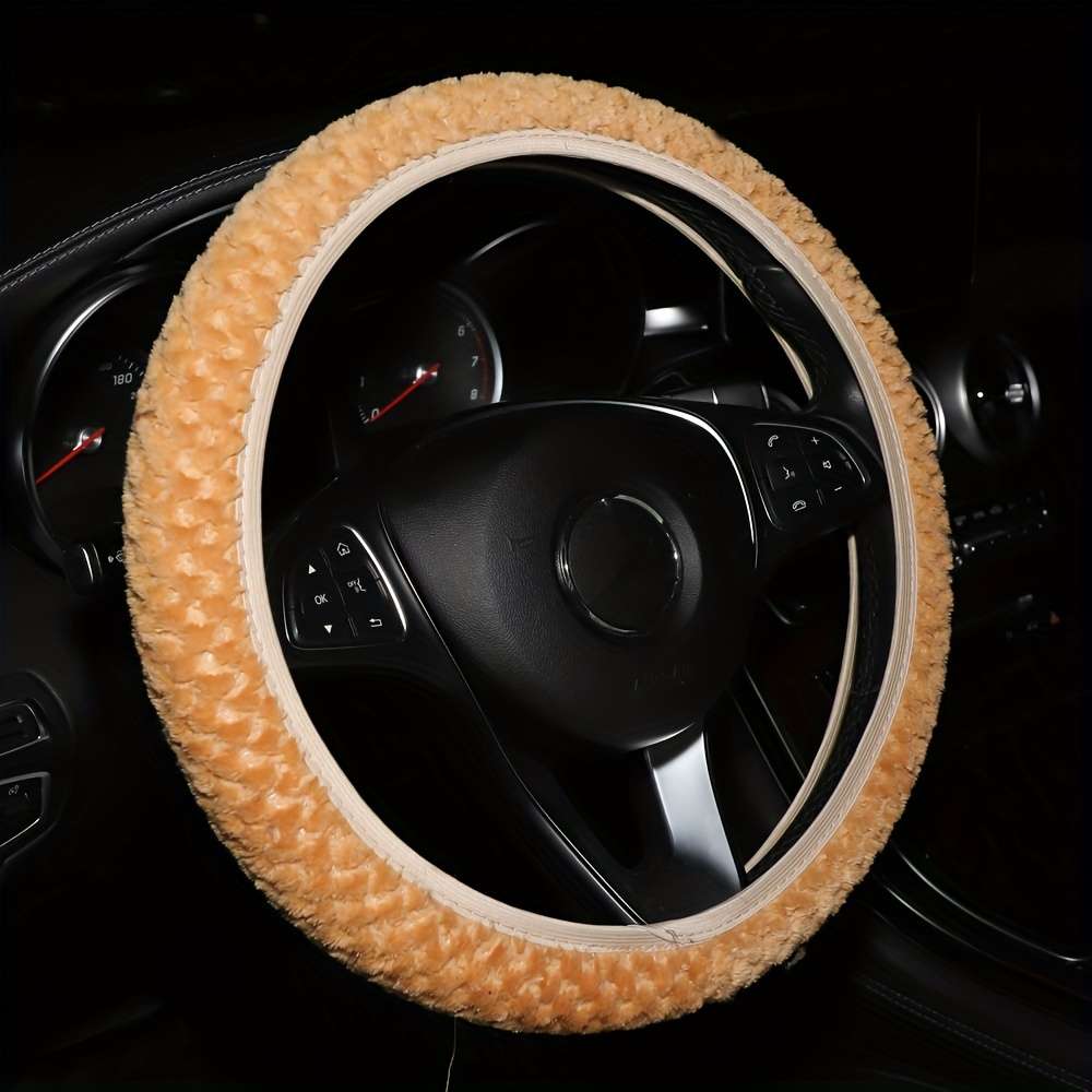 Car Steering Wheel Cover Orange