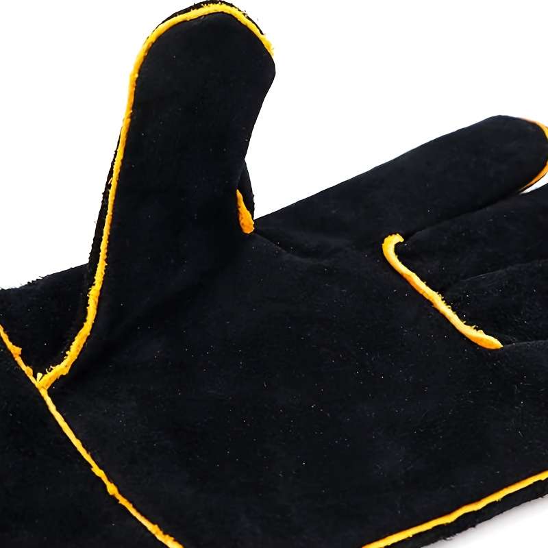 Work Gloves Size 35.56 Cm2Pcs  Black
