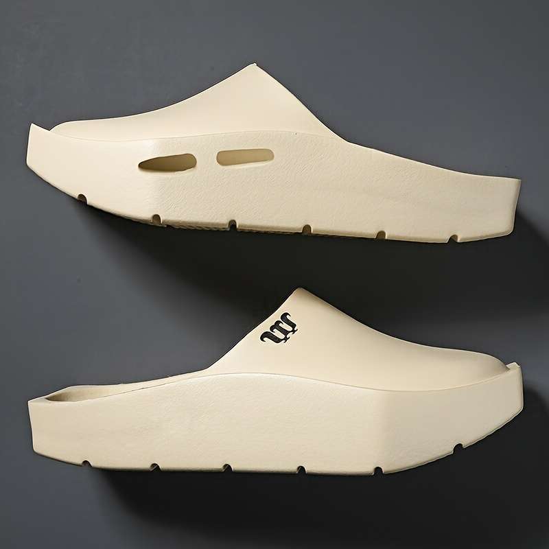 Men Slippers Summer Style White Size Uk 7