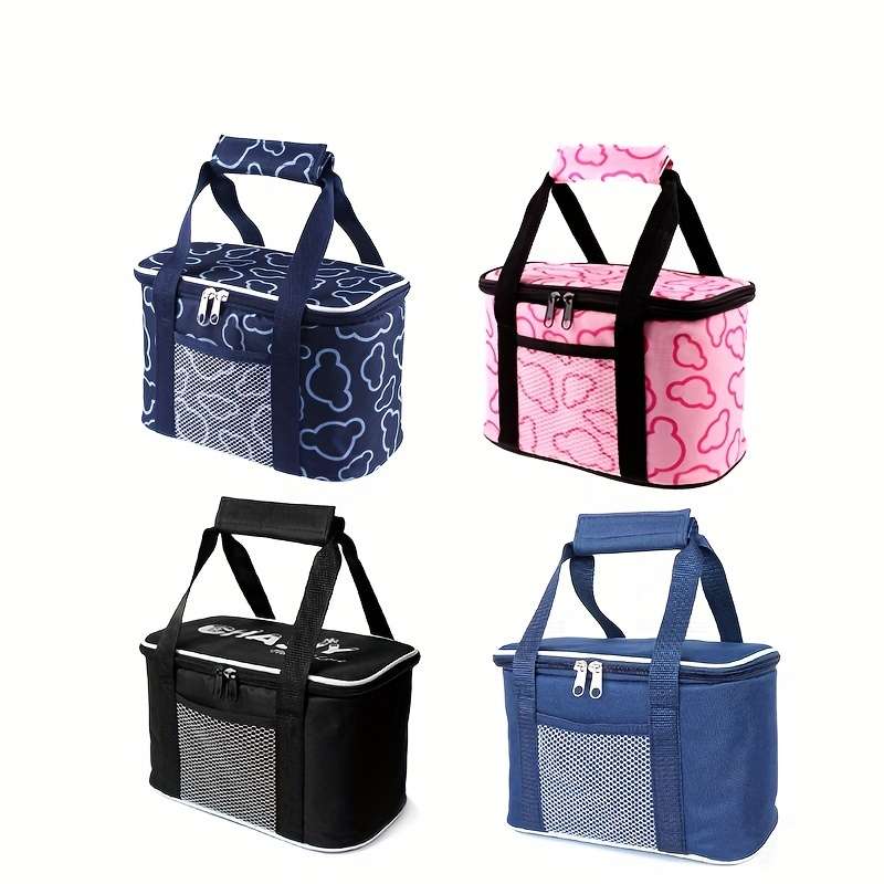 Portable Insulated Cooler Bag Thickened Leak Proof Storage Bag Outdoor Use