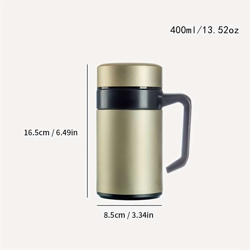 Water Cup Color Silvery Capacity1352Oz With Tea Filter