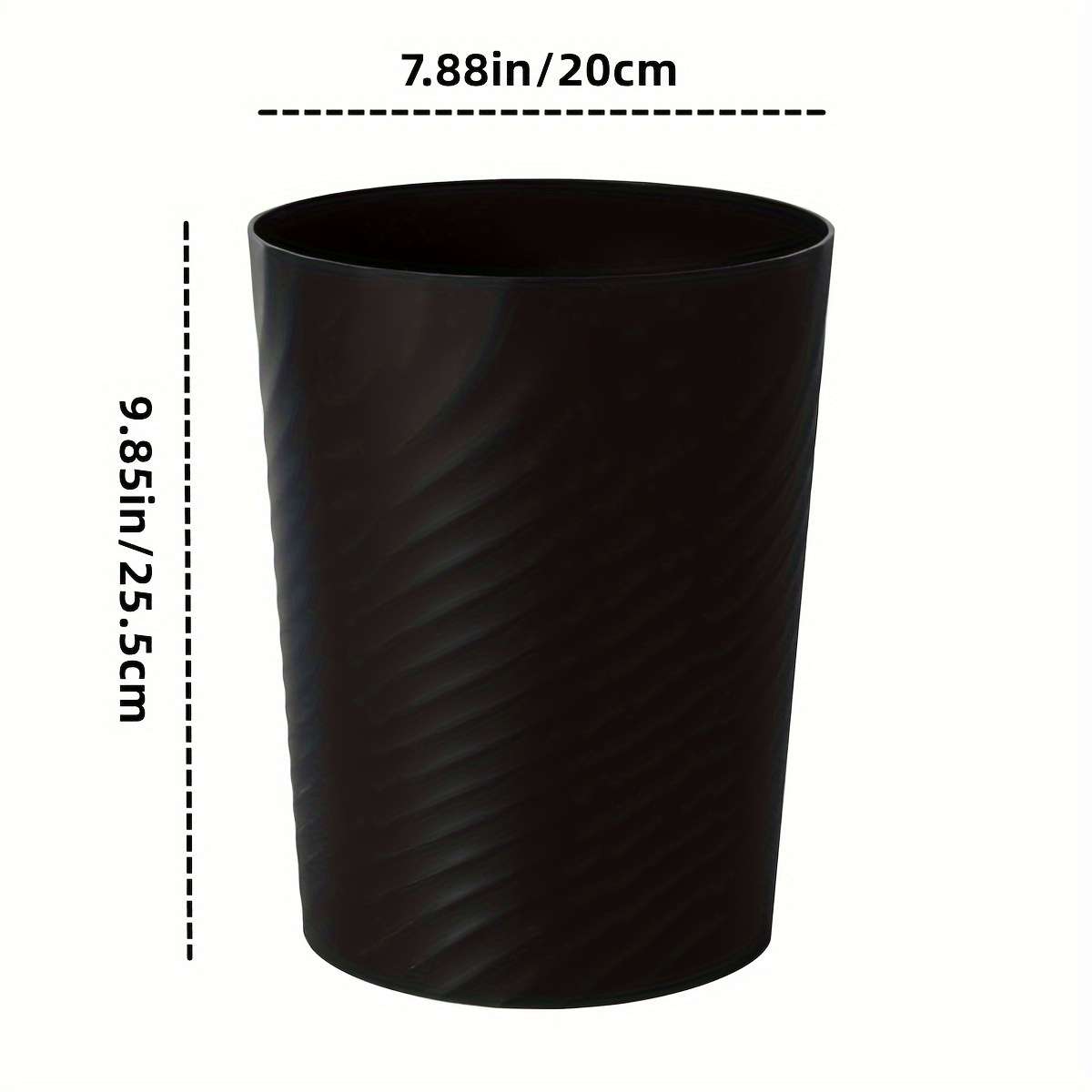 Garbage Can Color Black Quantity1 Pack