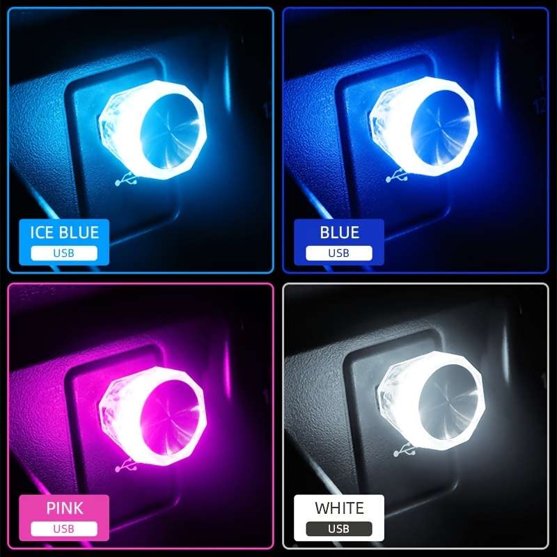 Car Interior Decor Color White 3Pcs