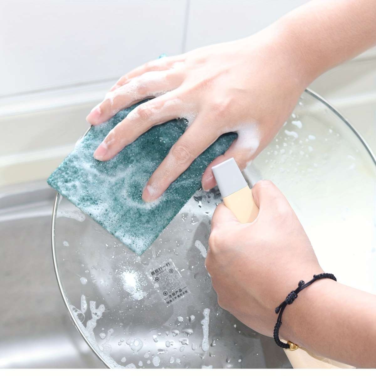 Rag Color 5 Green Scouring Pads