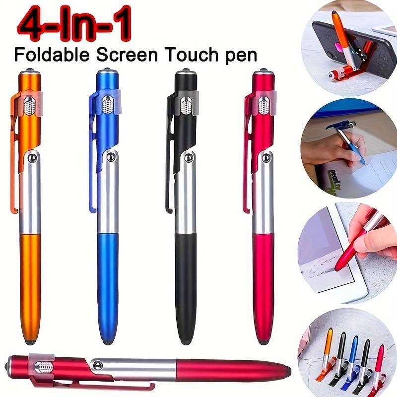 Durable 1Pc Multi Function Foldable Ballpoint Pen Stylus Professional Reliable