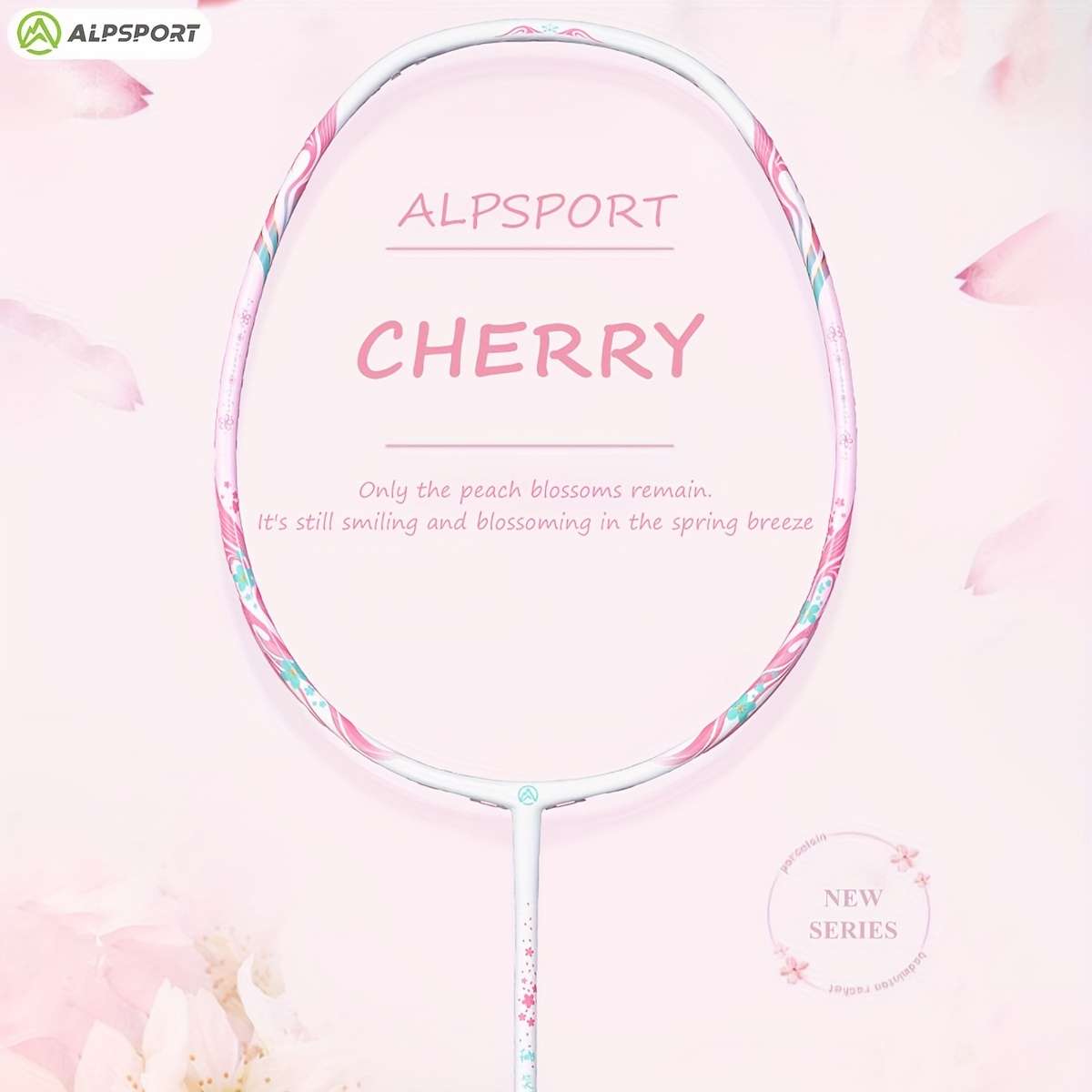 Badminton Racket Items  Cherry Purple  Red Box