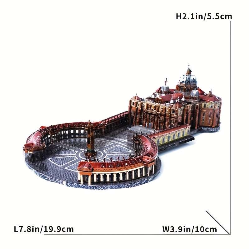 Building Toy Architectural Model Toy Set Items St. Peter S Basilica