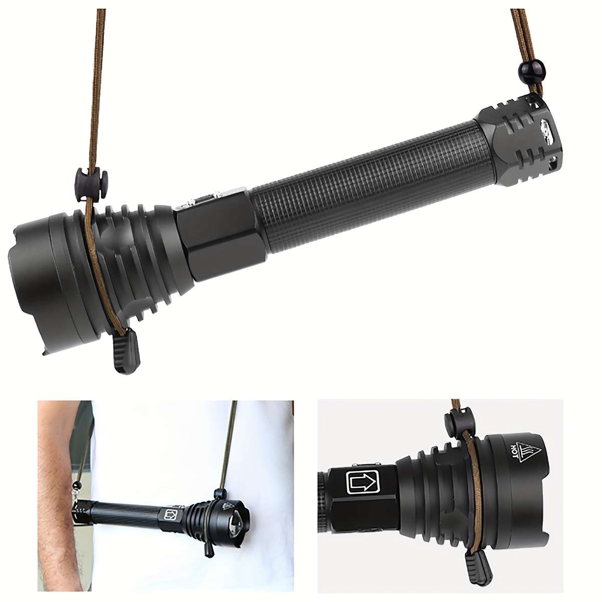 Flashlight Model Flashlight  26650 Battery