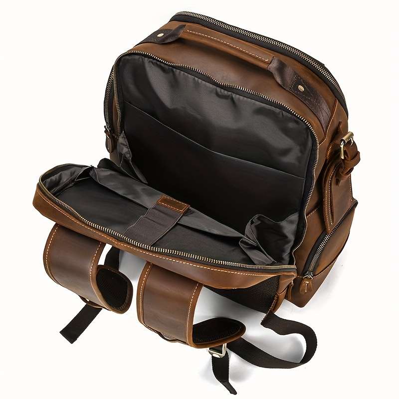 Men S Backpack Brown1