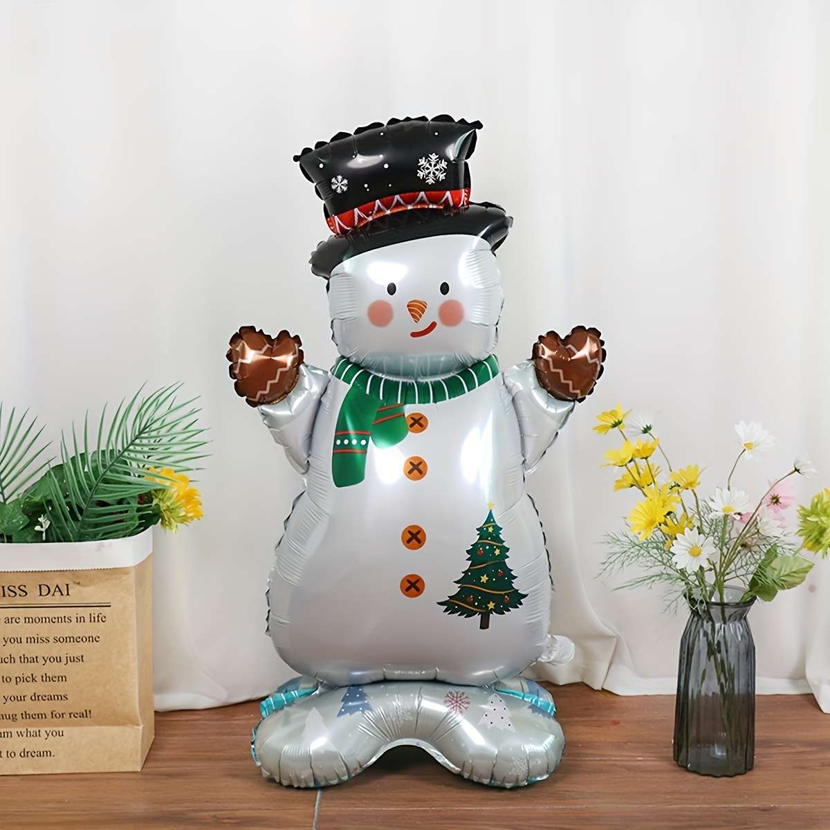 Balloon Items 2Pcs Snowman Standing Balloons