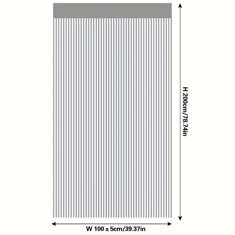 Door Curtain Color Silvery