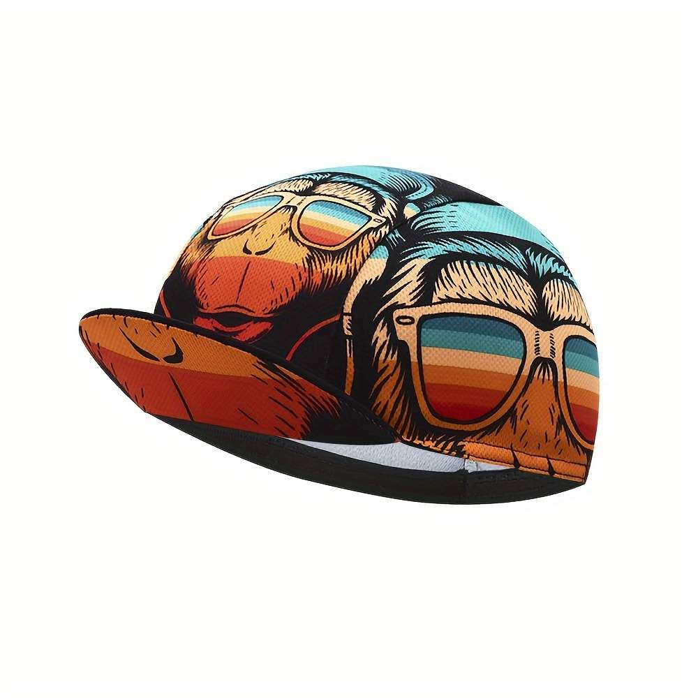 1pc Bike Cycling Cap Sport Hat Outdoor Vintage Skull Cap