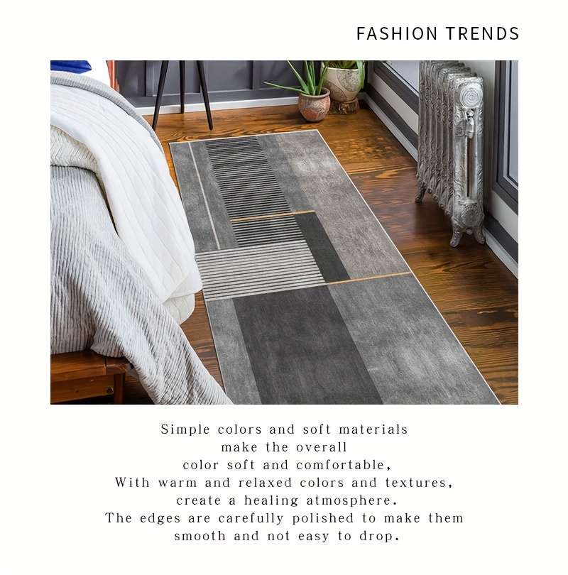 Floor Mats Size 40X60Cm Style Light Luxury Geometry