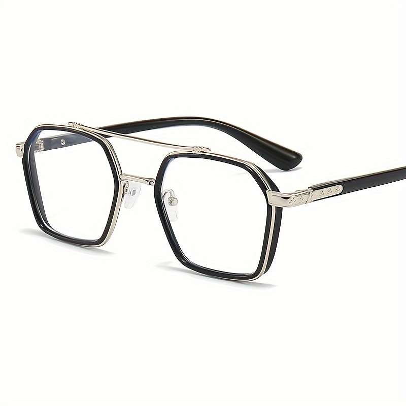 Mens Glasses Color Black Golden