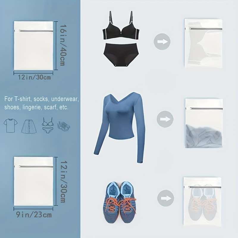 Laundry Bags Quantity 3Pcs 22.8630.48Cm
