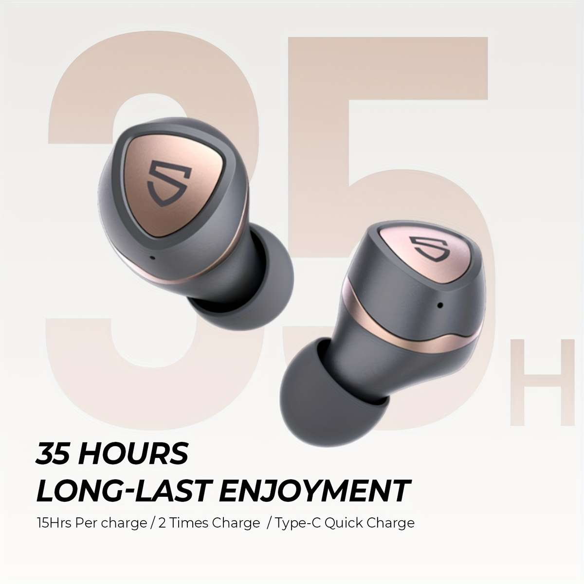 Rechargeable Wireless Earbuds Headphones Headset
