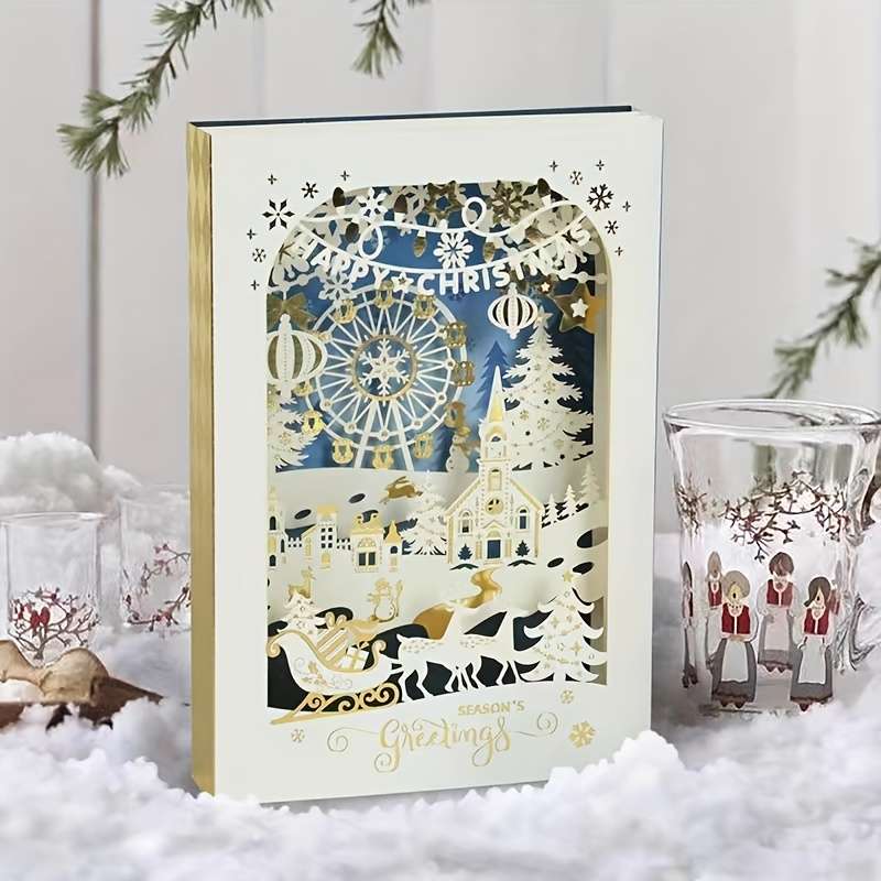 Greeting Cards Style 01 Christmas Sleigh
