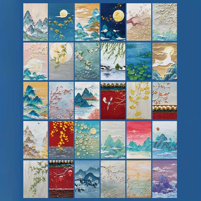 Greeting Cards Style Letter From The Breeze Quantity 30Pcs-Set