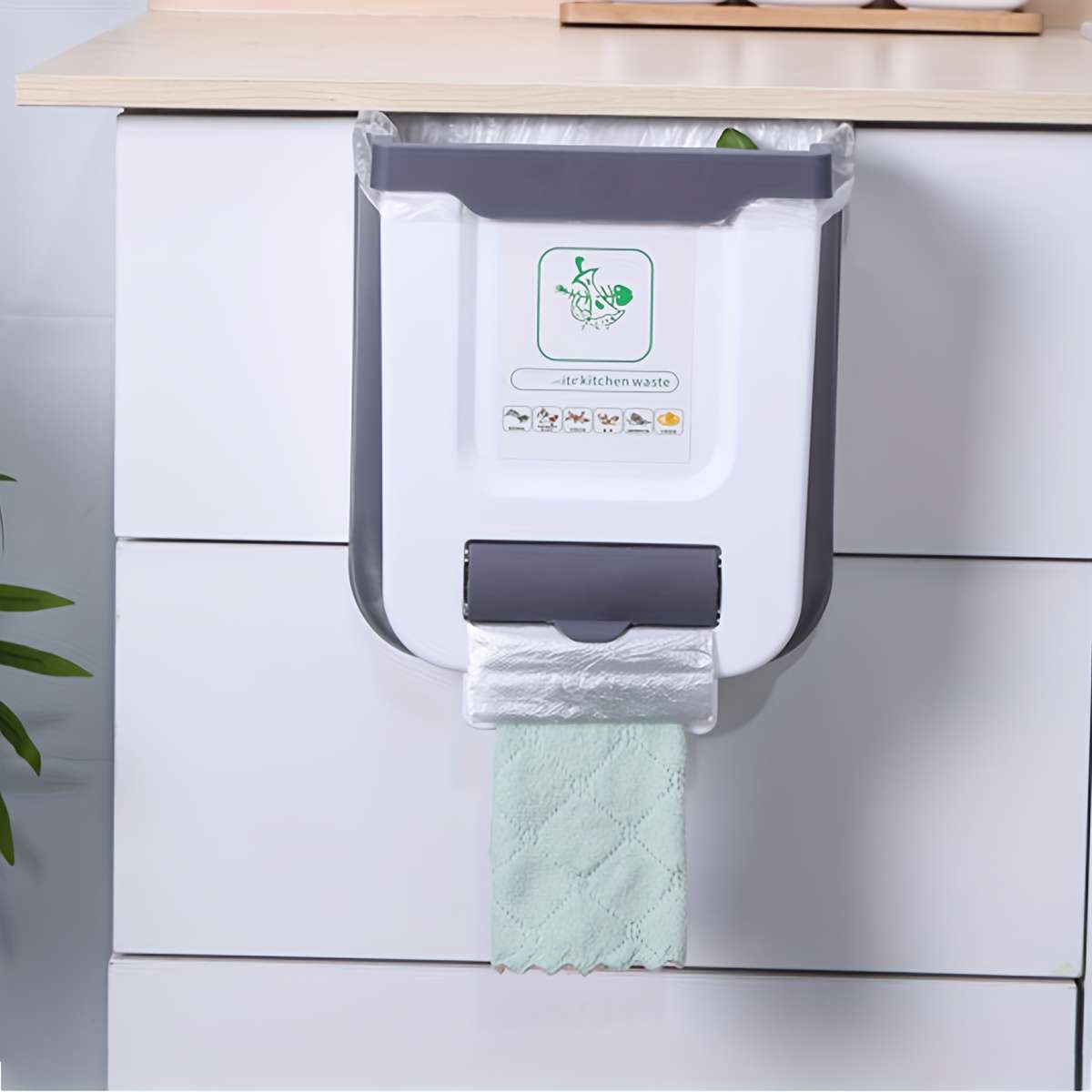Garbage Can Color Green