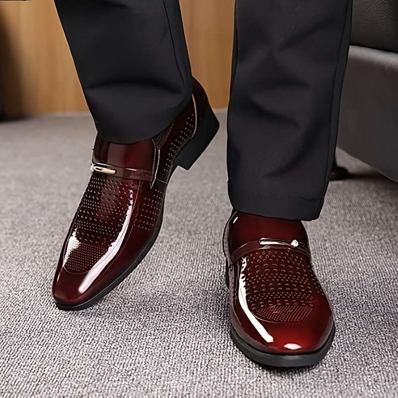 Mens Leather Shoes Color Dark Brown Sizeuk 10