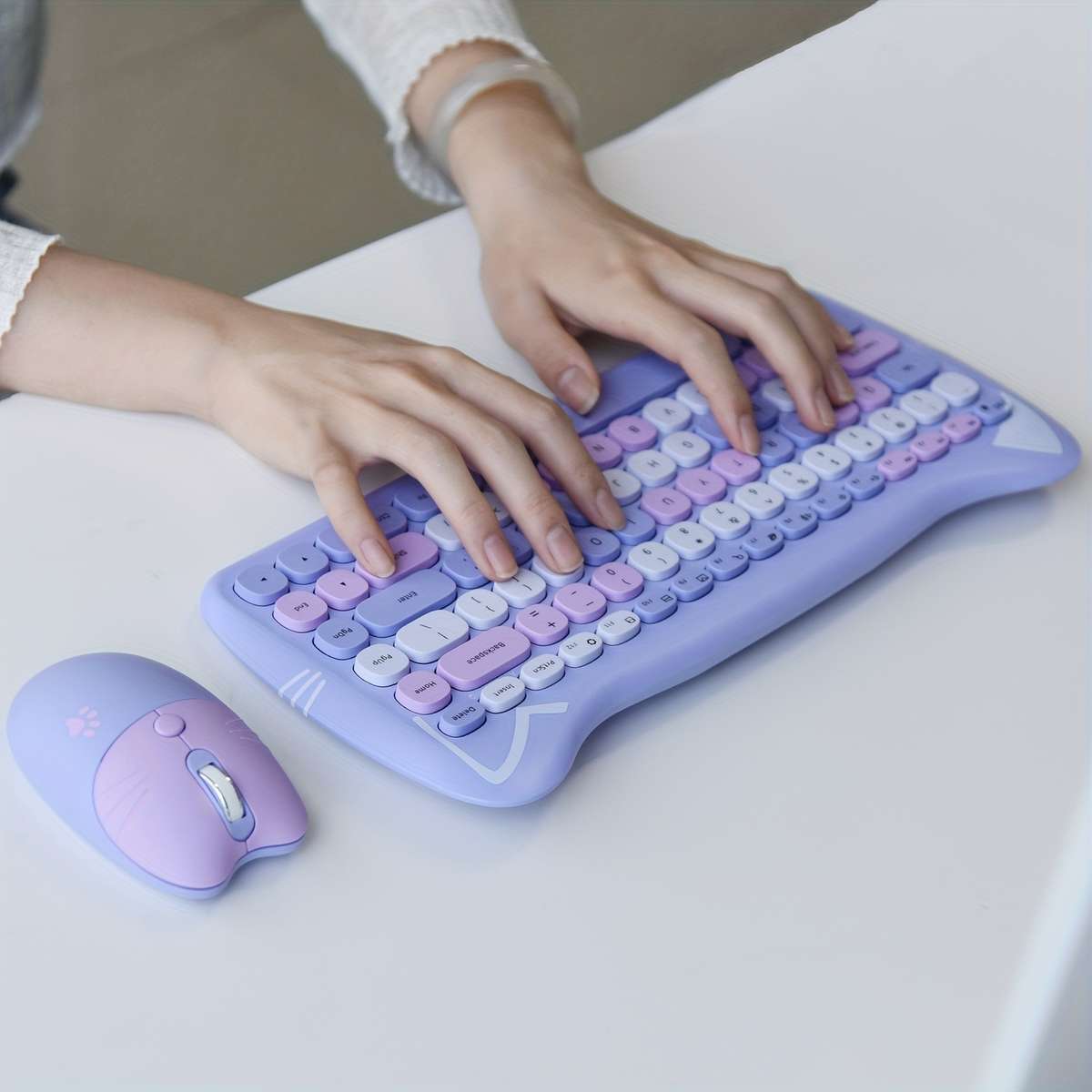 Keyboard Color Purple Mix
