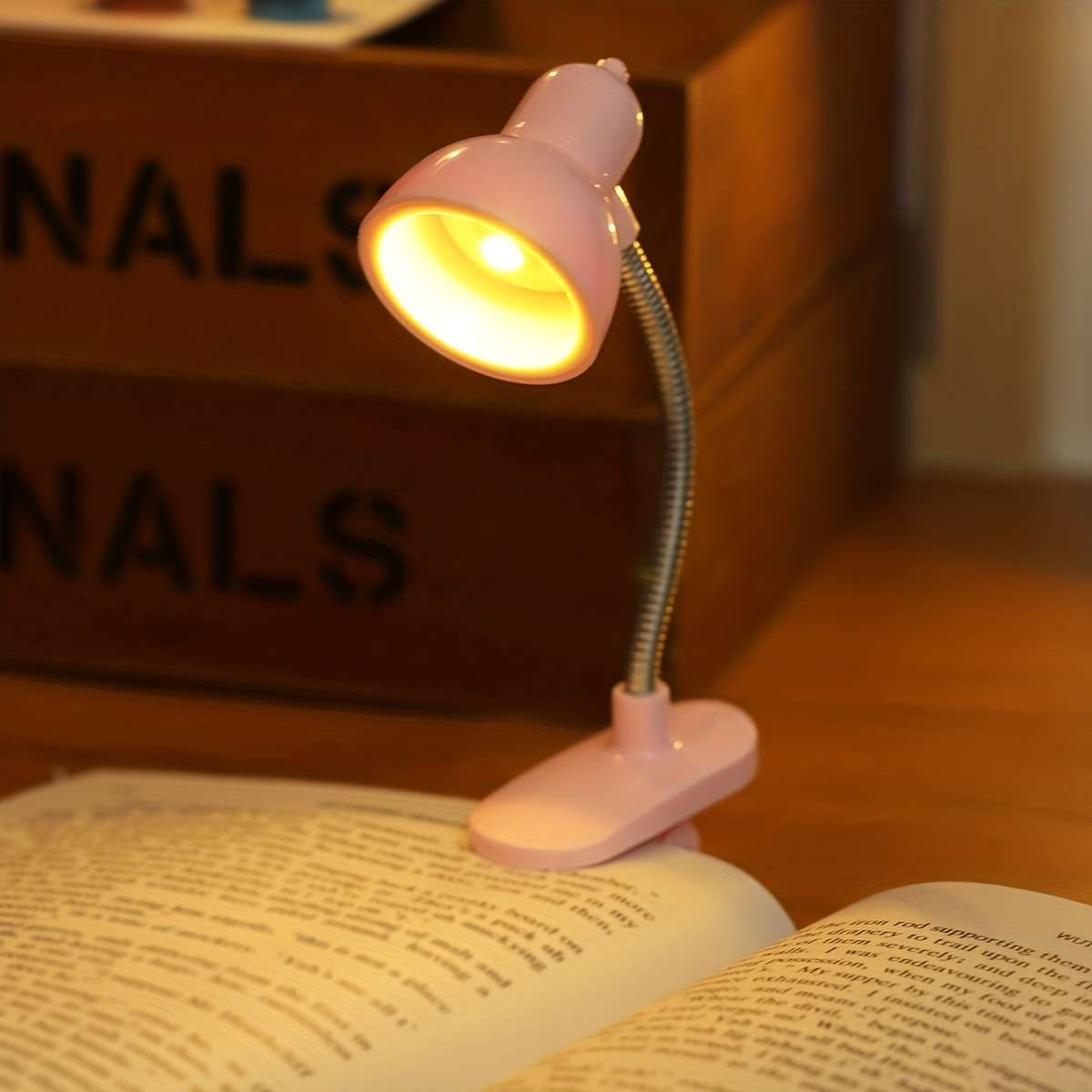 Portable Lamp Color 4Pcs  2 White  Add  2 Pink