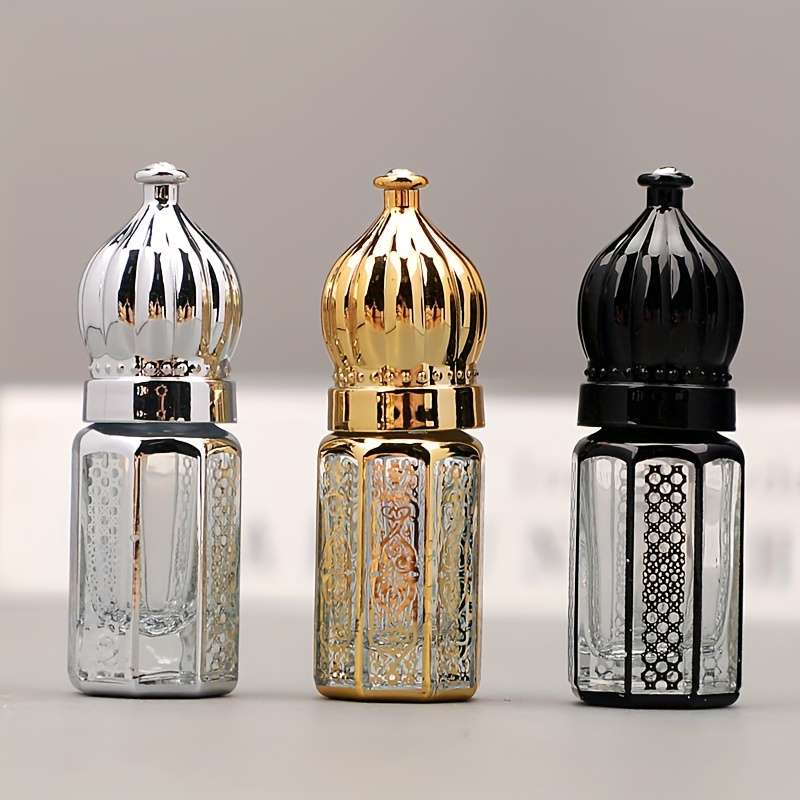 Car  Fragrance  Refill  Bottle Color Silvery  Add  Random Pattern Capacity 3Ml