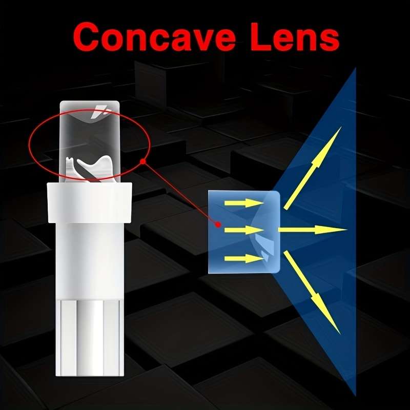 10pcs Blue T5 LED Car Dash Dashboard Lights 74 73 286 Instrument Cluster Gauge Panel