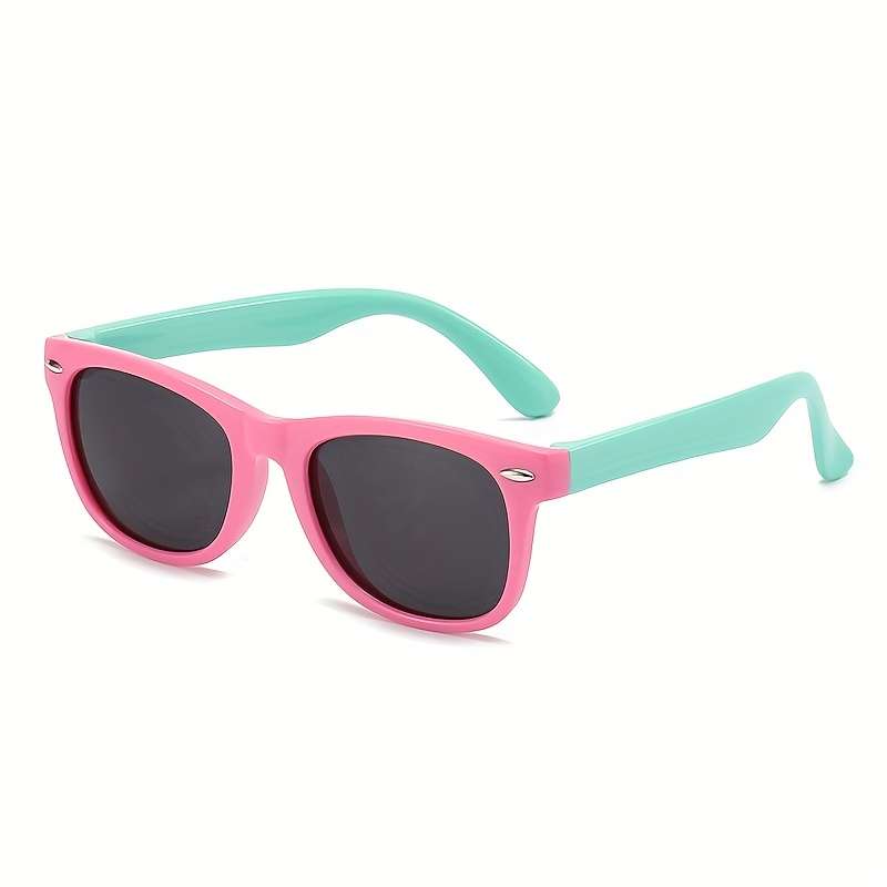Kids Glasses Color Orange Frame White Legs