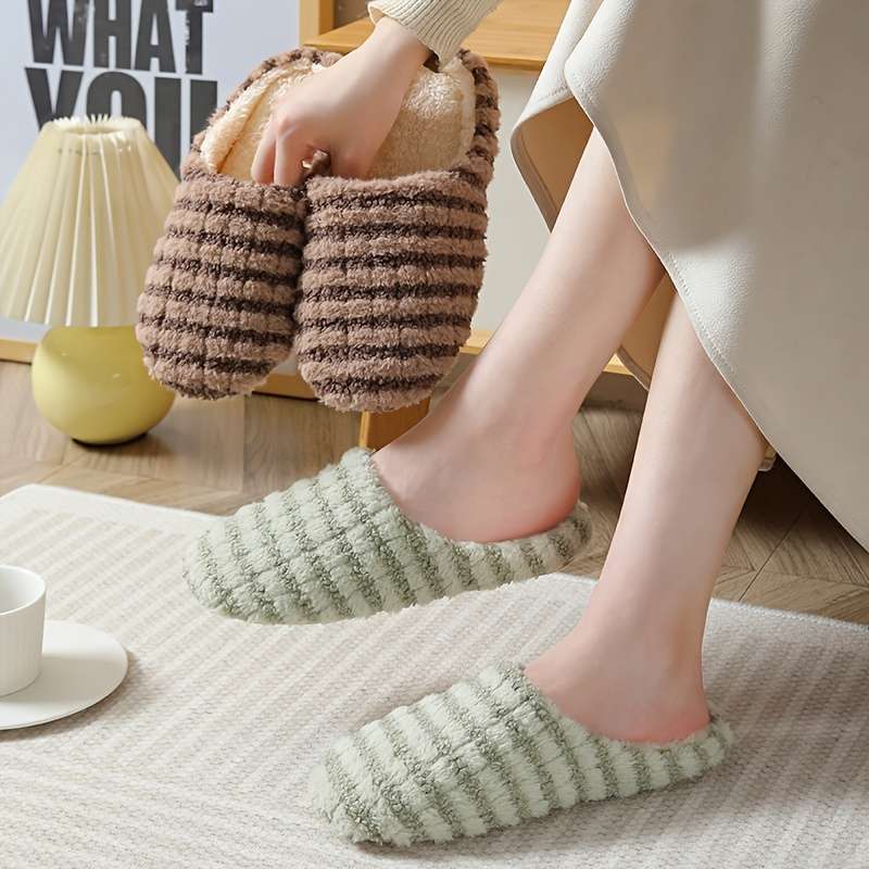 Cotton Slippers Color Grey Sizeuk 6.5-7