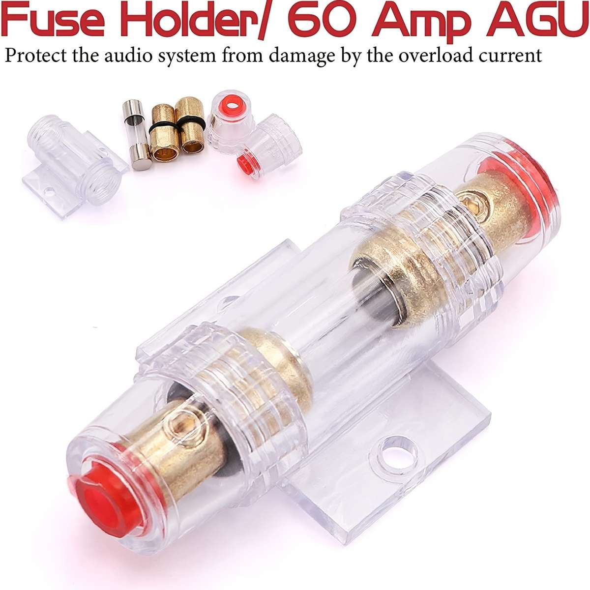 1pc 10GA Audio Rca Cables Car Audio Cable Installation Kit