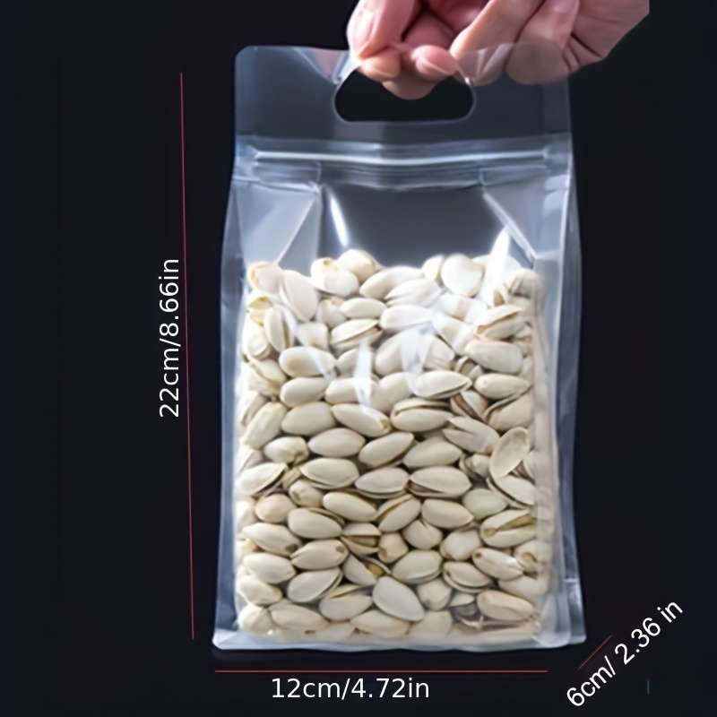 Food Storage Bags Color Transparent 10Pcs Size26X36Cm