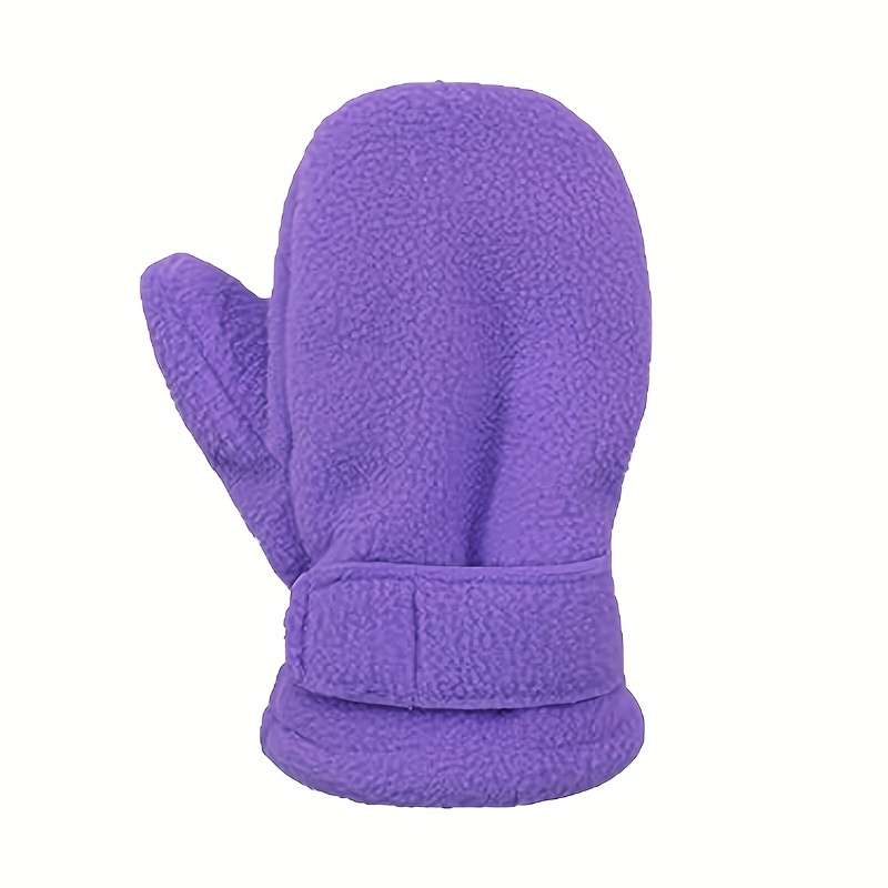 Winter Gloves Color Purple Size S