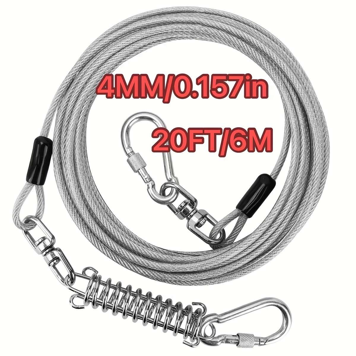 Dog Leash Color Red Size 6Ft