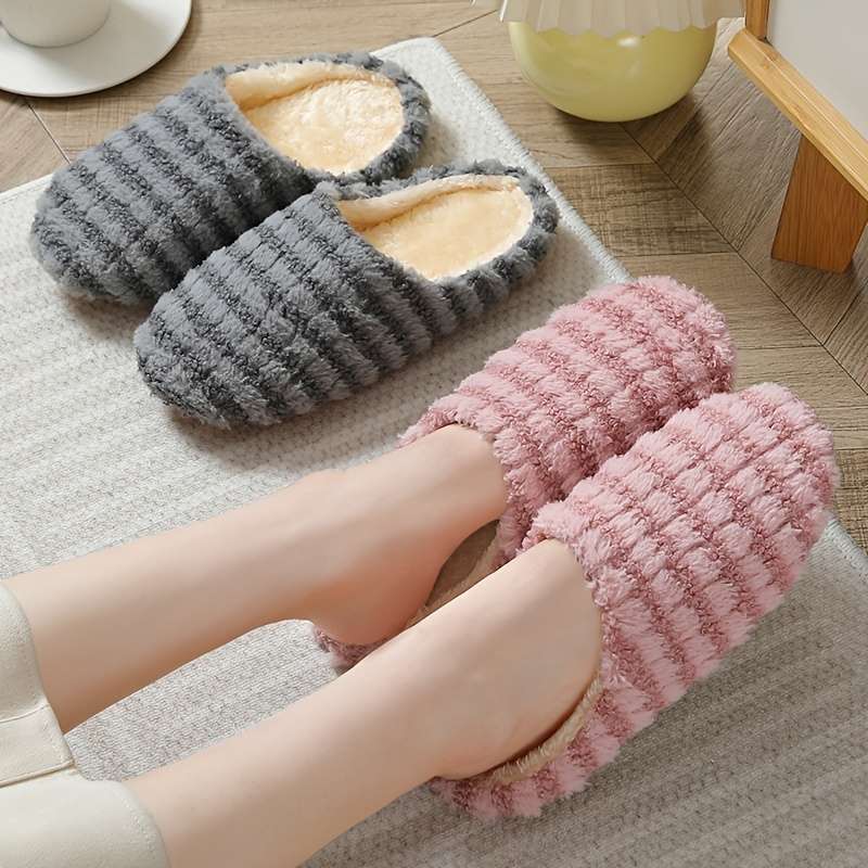 Cotton Slippers Color Grey Sizeuk 6.5-7