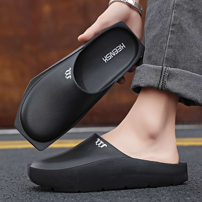 Men Slippers Summer Style White Size Uk 7
