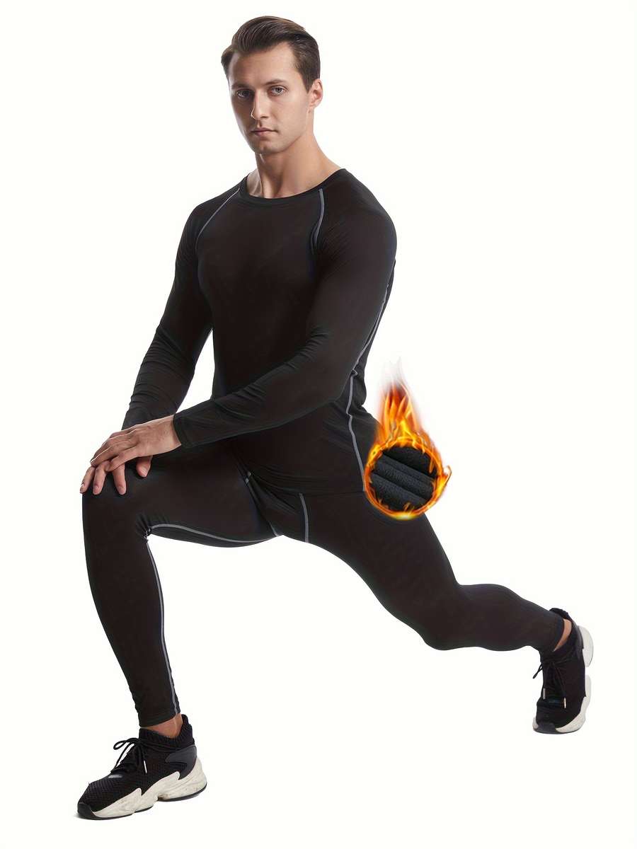 Thermal Underwear Color Black Sizes