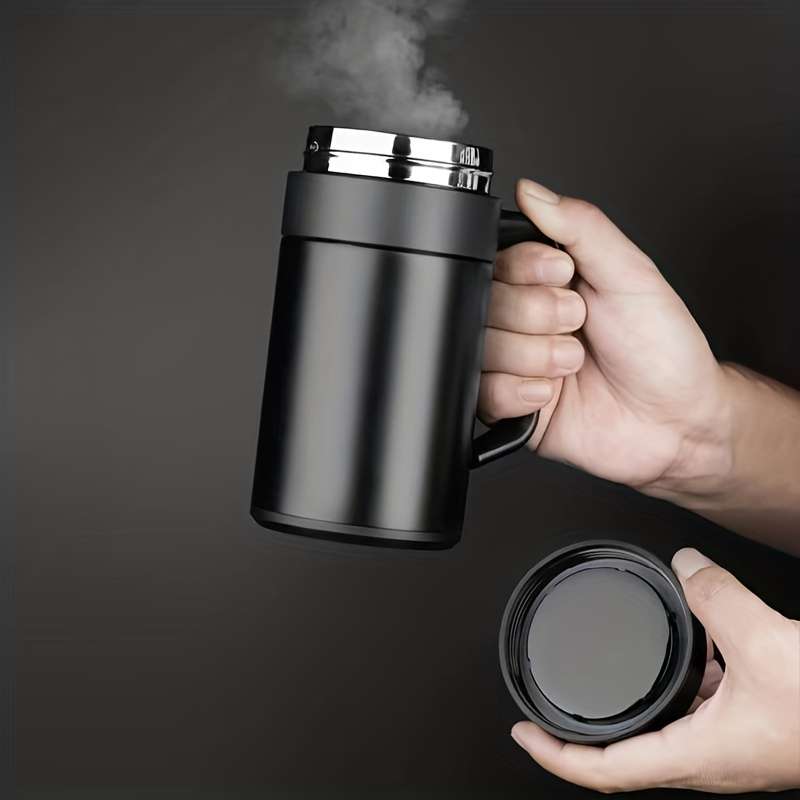 Water Cup Color Silvery Capacity1352Oz With Tea Filter