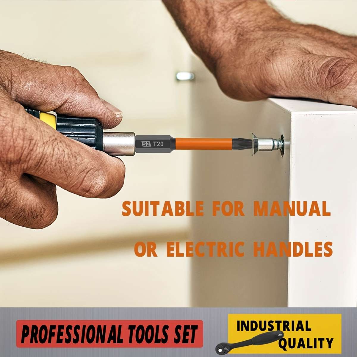 Screwdriver Bit Tool Set Items 12Pcs 25Mm Tamper Proof Bits