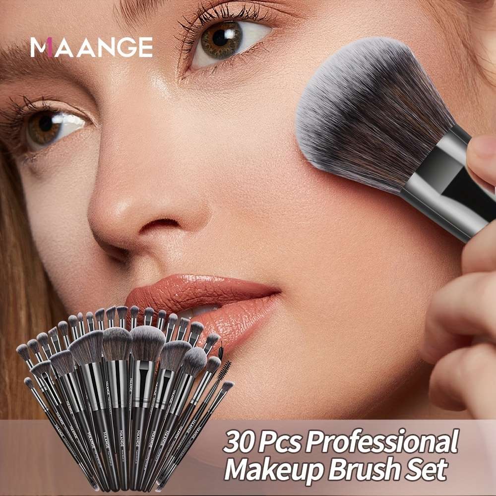 Makeup Brush Set Color Champagne
