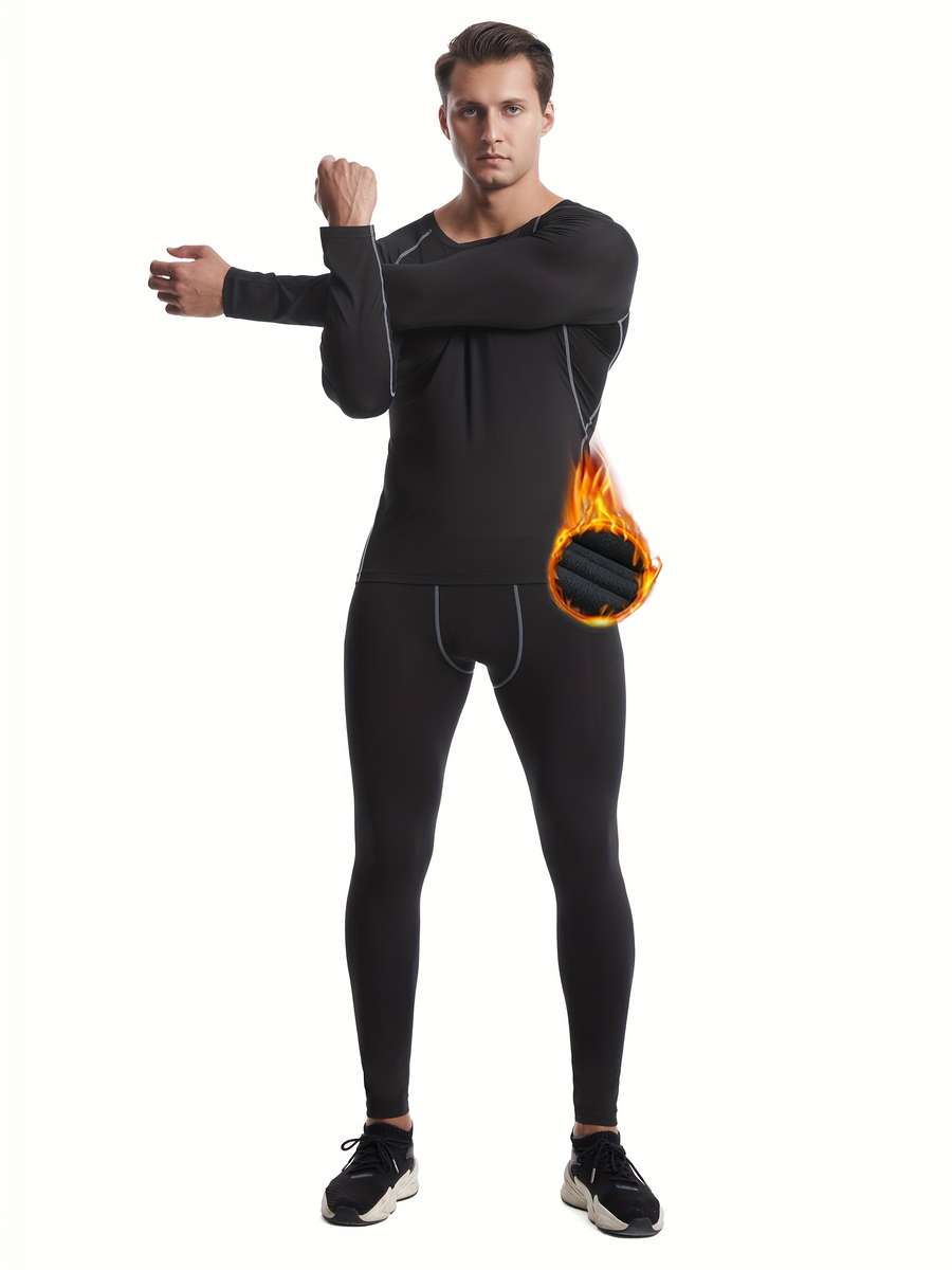 Thermal Underwear Color Black Sizes