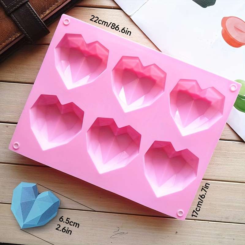 Suitable For Baking Molds Color 7Th Company Heart Shape  White