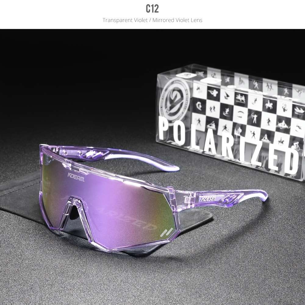 Cycling Glasses Color C5 Mirrored Purple Lens