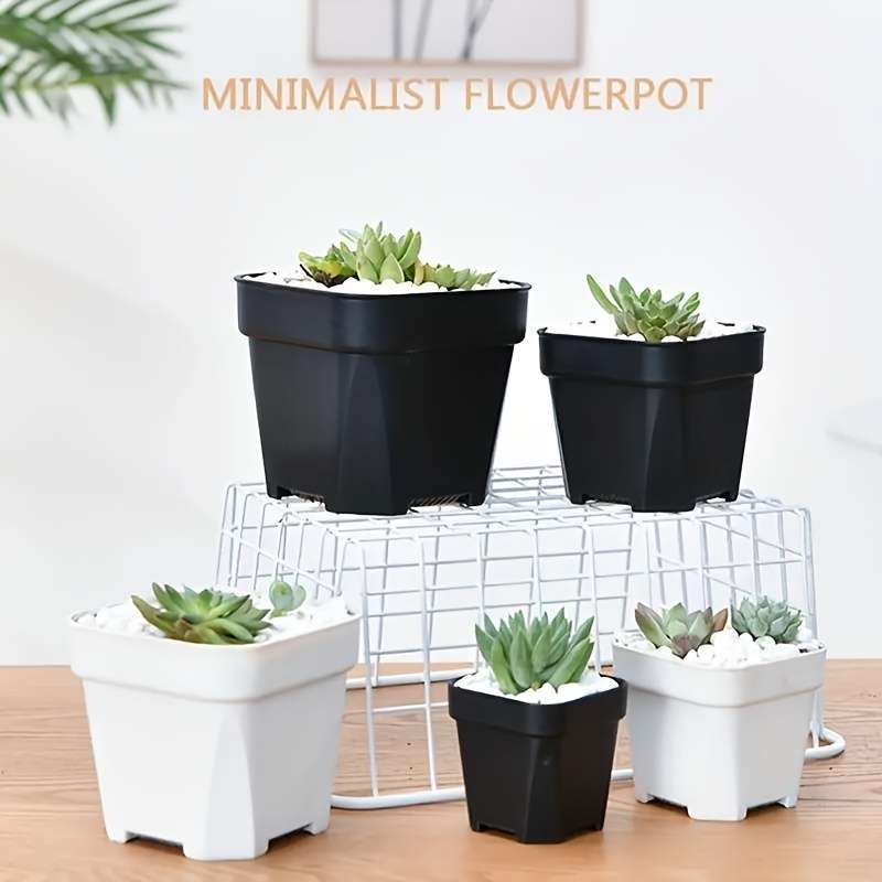 Flowerpotmodel 8Cm-3 15Incolor 5Pcs-White