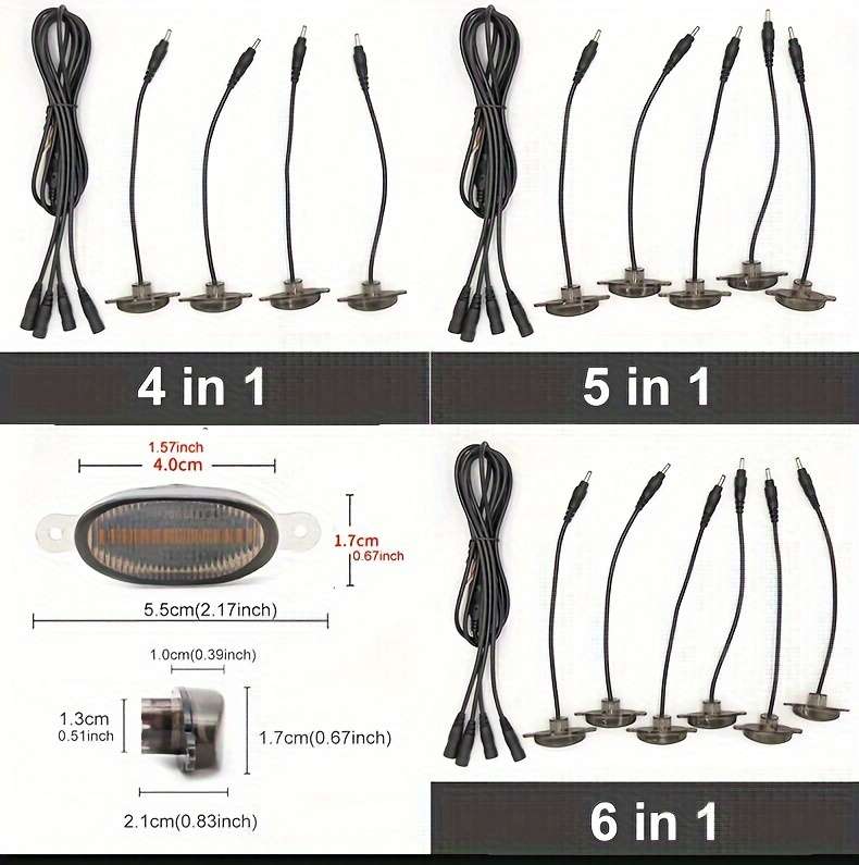 Car Lights Quantity 5Pcs