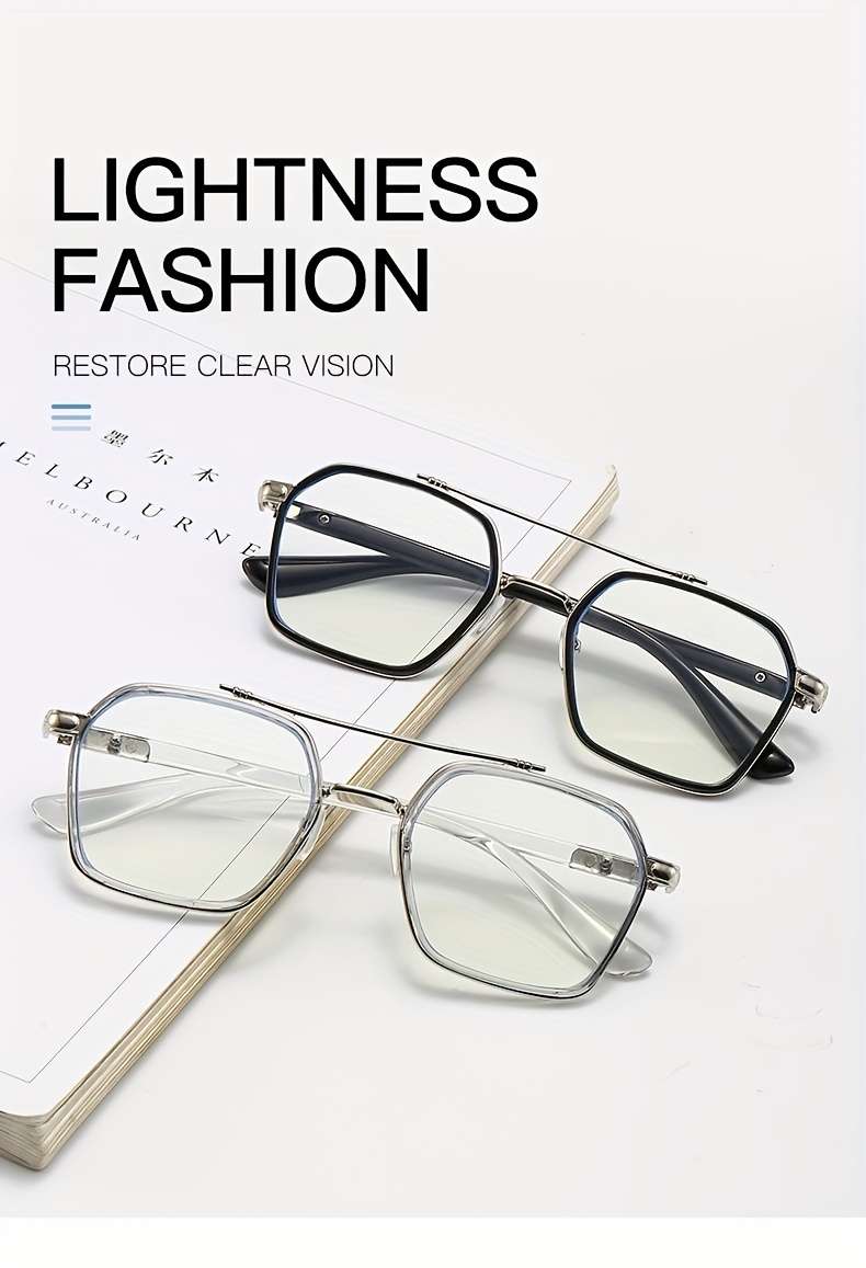 Mens Glasses Color Black Golden