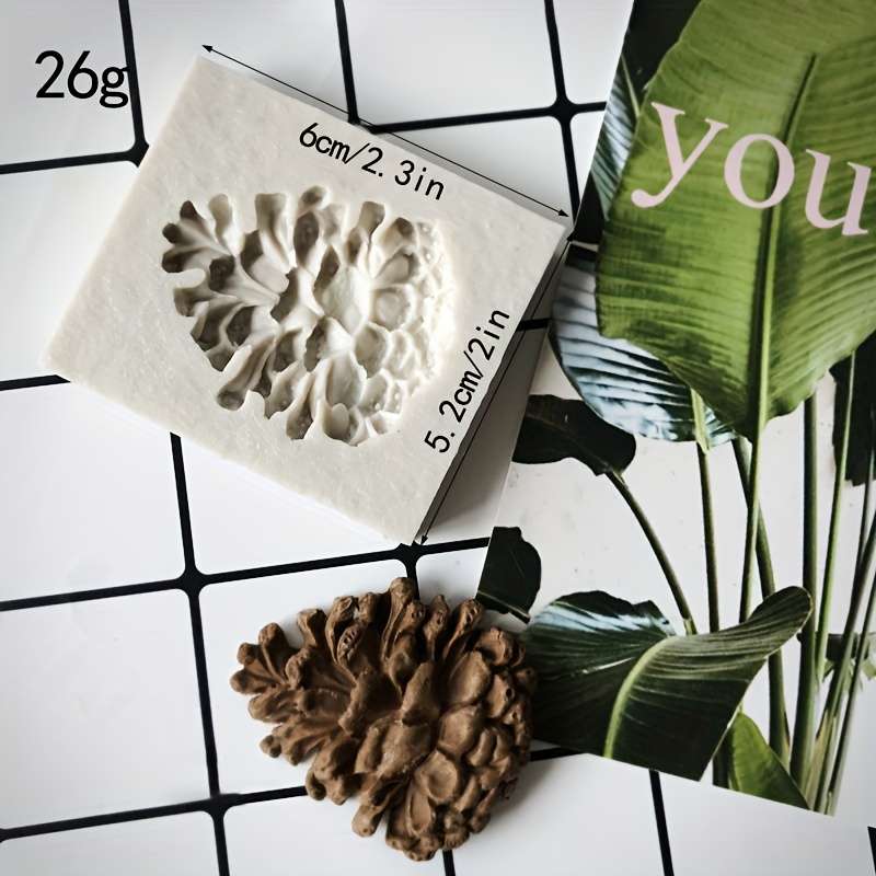 Suitable For Baking Molds Color Single Pine Cone Silicone Mold