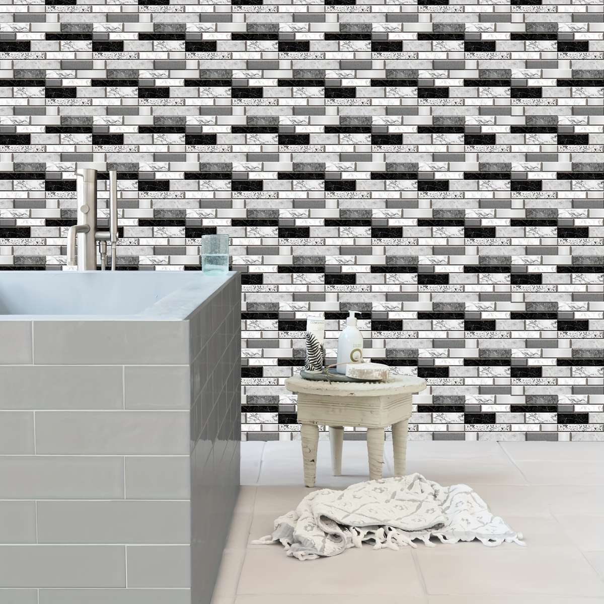 Floor Stickers Size 20Cmx10Cmx6Pcs