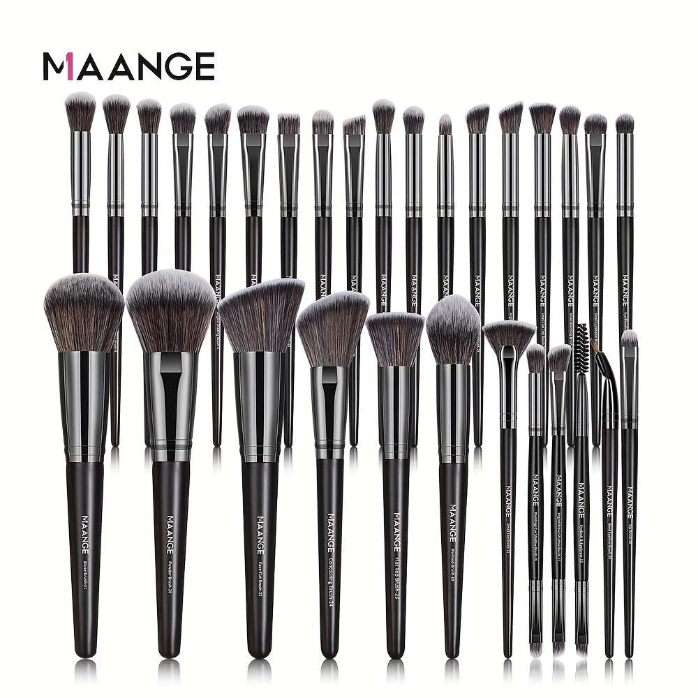 Makeup Brush Set Color Champagne